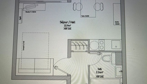 Logement �tudiant Studio &agrave; N�mes (30000)