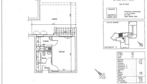 Logement �tudiant Studio &agrave; Nozay (91620)