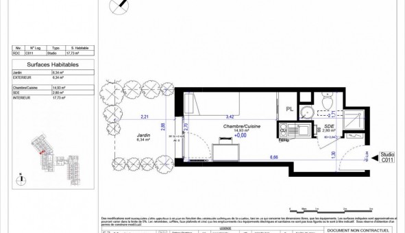 Logement tudiant Studio à Orlans (45100)