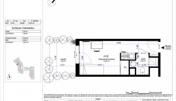 Logement tudiant Studio à Orlans (45100)