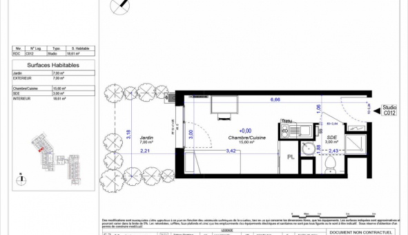 Logement �tudiant Studio &agrave; Orl�ans (45100)