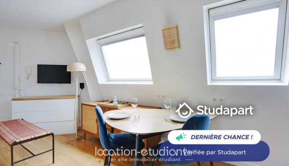 Logement étudiant Studio à Paris 01er arrondissement (75001)