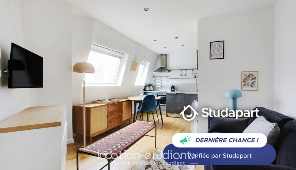 Logement étudiant Studio à Paris 01er arrondissement (75001)