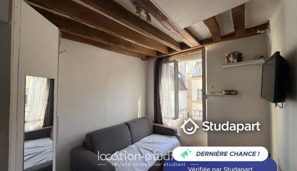 Logement étudiant Location Studio Meublé Paris 01er arrondissement (75001)