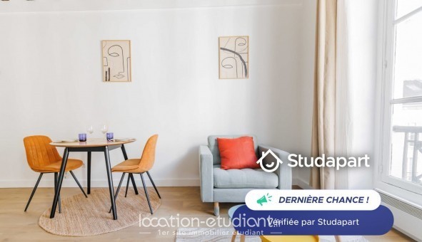 Logement étudiant Studio à Paris 02ème arrondissement (75002)