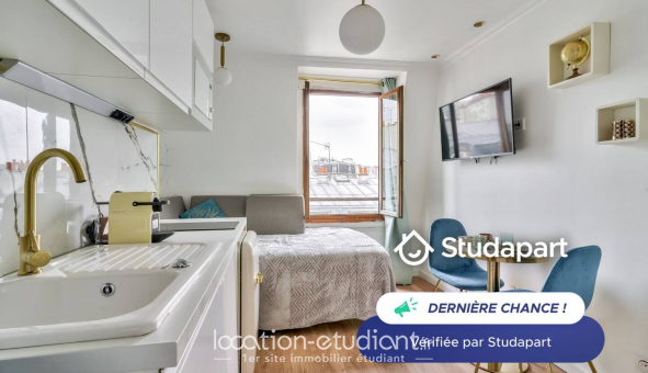 Logement tudiant Location Studio Meublé Paris 02me arrondissement (75002)