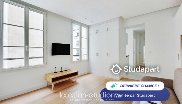 Logement étudiant Studio &agrave; Paris 02ème arrondissement (75002)