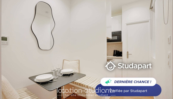 Logement étudiant Studio &agrave; Paris 02ème arrondissement (75002)