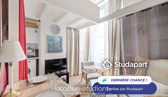 Logement étudiant Location Studio Meubl&eacute; Paris 02ème arrondissement (75002)