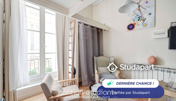Logement �tudiant Studio &agrave; Paris 02�me arrondissement (75002)