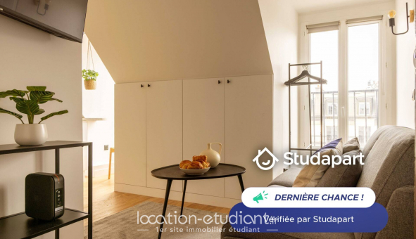 Logement �tudiant Location Studio Meubl&eacute; Paris 02�me arrondissement (75002)
