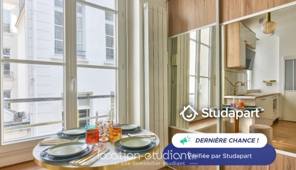 Logement �tudiant Studio &agrave; Paris 02�me arrondissement (75002)