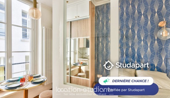 Logement �tudiant Studio &agrave; Paris 02�me arrondissement (75002)