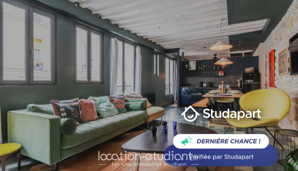 Logement étudiant Studio à Paris 03ème arrondissement (75003)