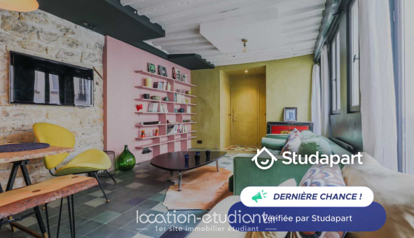 Logement étudiant Studio à Paris 03ème arrondissement (75003)