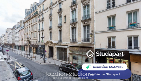 Logement étudiant Studio à Paris 03ème arrondissement (75003)