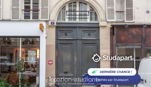 Logement étudiant Studio à Paris 03ème arrondissement (75003)
