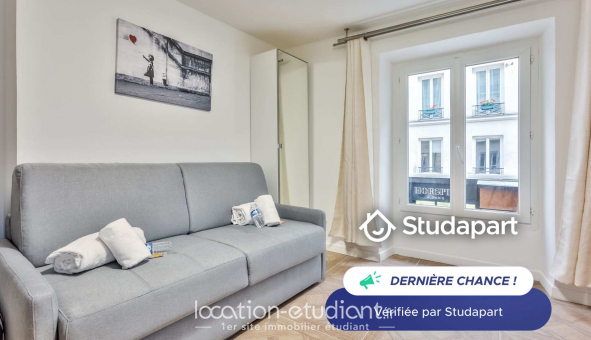 Logement étudiant Studio à Paris 03ème arrondissement (75003)