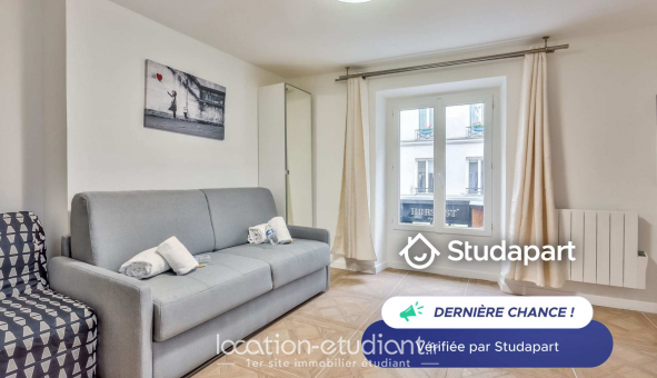 Logement étudiant Studio à Paris 03ème arrondissement (75003)