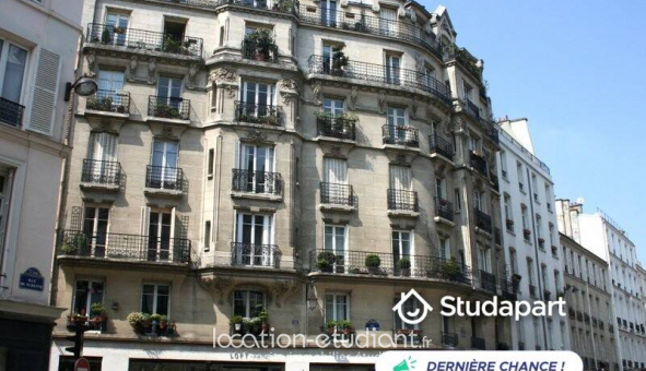 Logement tudiant Location Studio Meublé Paris 03me arrondissement (75003)