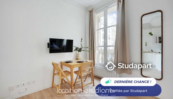 Logement étudiant Studio &agrave; Paris 03ème arrondissement (75003)