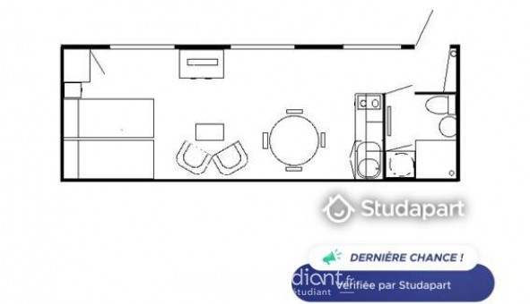 Logement tudiant Studio à Paris 06me arrondissement (75006)