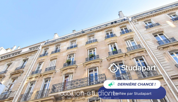 Logement tudiant Studio à Paris 08me arrondissement (75008)