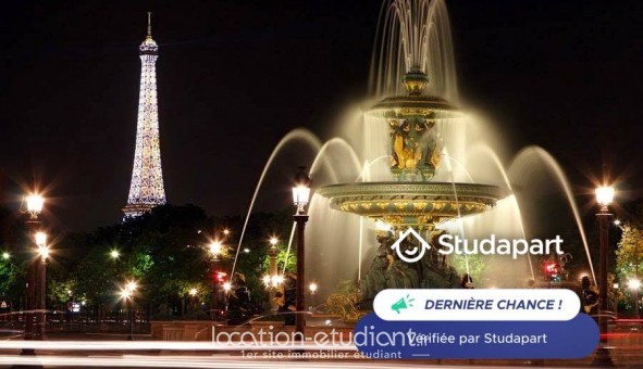 Logement tudiant Studio à Paris 08me arrondissement (75008)