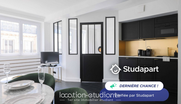 Logement tudiant Studio à Paris 08me arrondissement (75008)