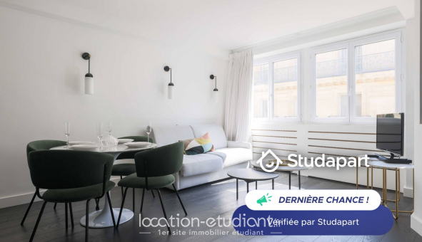 Logement tudiant Studio à Paris 08me arrondissement (75008)