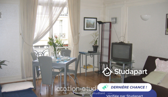 Logement tudiant Location Studio Meublé Paris 08me arrondissement (75008)
