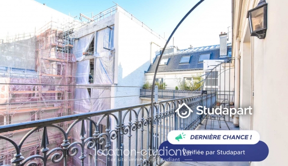 Logement étudiant Studio &agrave; Paris 08ème arrondissement (75008)
