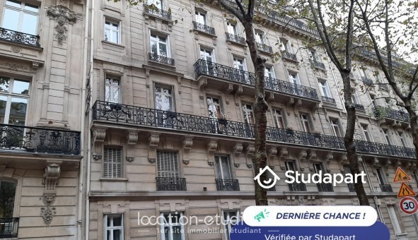 Logement �tudiant Studio &agrave; Paris 08�me arrondissement (75008)