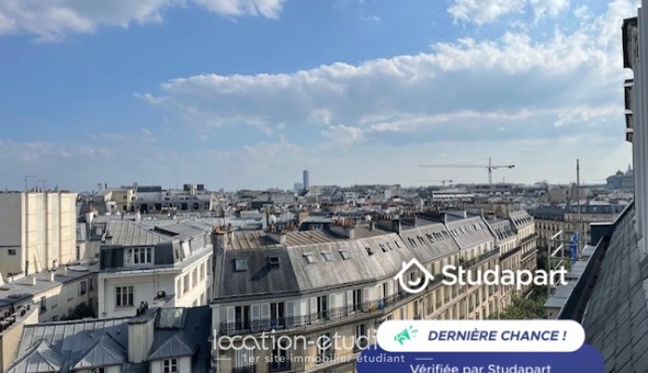 Logement tudiant Studio à Paris 09me arrondissement (75009)