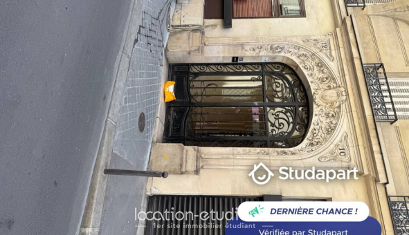 Logement tudiant Studio à Paris 09me arrondissement (75009)