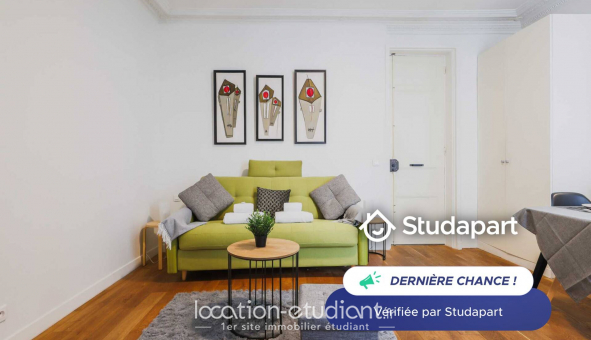 Logement �tudiant Location Studio Meubl&eacute; Paris 09�me arrondissement (75009)