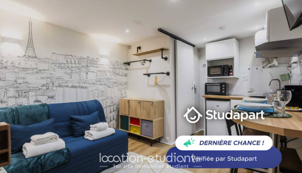 Logement tudiant Studio à Paris 10me arrondissement (75010)