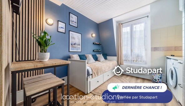 Logement tudiant Studio à Paris 10me arrondissement (75010)