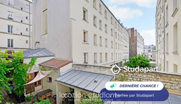 Logement tudiant Studio à Paris 10me arrondissement (75010)