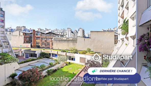 Logement tudiant Studio à Paris 10me arrondissement (75010)