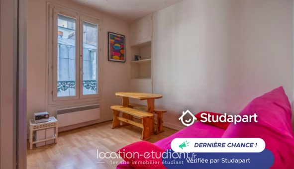 Logement tudiant Location Studio Meublé Paris 10me arrondissement (75010)