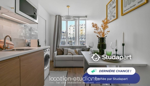 Logement tudiant Studio à Paris 10me arrondissement (75010)