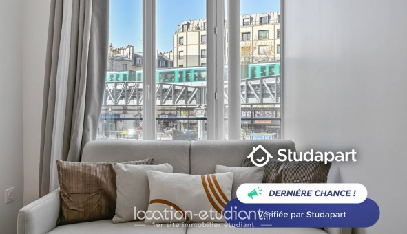 Logement tudiant Studio à Paris 10me arrondissement (75010)