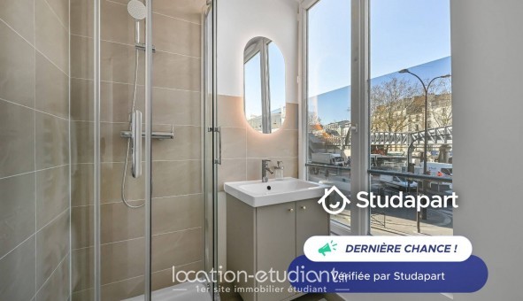 Logement tudiant Studio à Paris 10me arrondissement (75010)