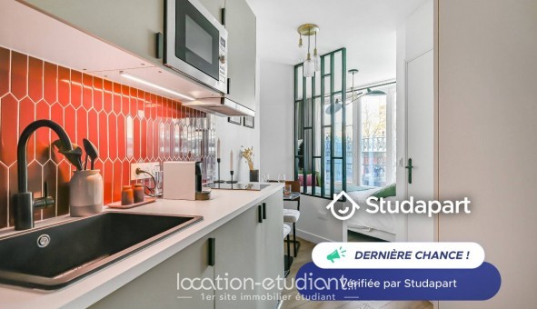 Logement tudiant Studio à Paris 10me arrondissement (75010)
