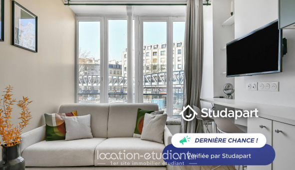 Logement tudiant Studio à Paris 10me arrondissement (75010)