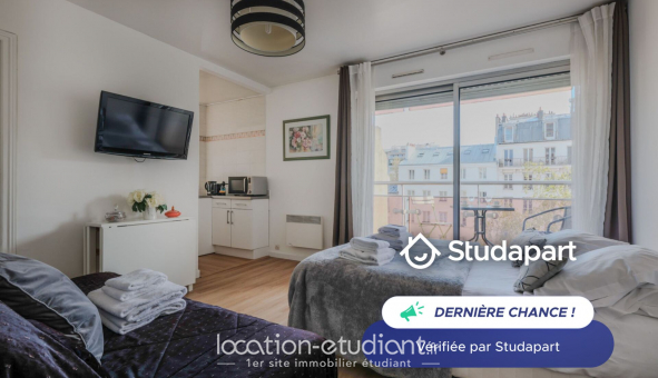 Logement �tudiant Studio &agrave; Paris 10�me arrondissement (75010)