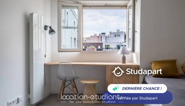 Logement �tudiant Studio &agrave; Paris 10�me arrondissement (75010)