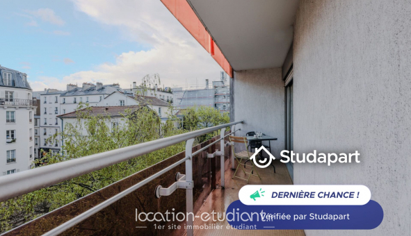 Logement �tudiant Studio &agrave; Paris 10�me arrondissement (75010)