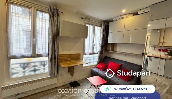 Logement �tudiant Location Studio Meubl&eacute; Paris 10�me arrondissement (75010)